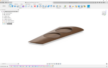Charger l&#39;image dans la galerie, Airplane Wing Whiskey Glass Coaster Tray 3D CAD Files | F3D STL STEP SKP IGES | Instant Download | 3D Printing | CNC Cut Files | Woodworking
