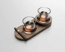 Load image into Gallery viewer, Whiskey Glass Cigar Ash Tray 3D CAD Files | F3D STL STEP SKP IGES | Instant Download | 3D Printing | CNC Cut Files | Woodworking
