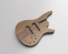 Carica l&#39;immagine nel visualizzatore di Gallery, Ibanez SR506 Bass Guitar Body 3D CAD Files | STL F3D STEP IGES SKP | 1:1 Scale | CNC Woodworking / 3D Printing | Guitar Making

