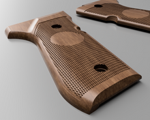 Load image into Gallery viewer, Beretta 92FS / 96 Grips 3D CAD Files Bundle | STL STEP SKP F3D IGES | 1:1 Scale | Instant Download | 3D Printing | CNC Woodworking
