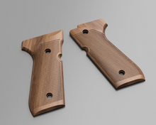 Load image into Gallery viewer, Beretta 92FS / 96 Grips 3D CAD Files | stl step skp f3d iges | 1:1 Scale | Instant Download | 3D Printing | CNC Woodworking

