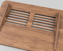 Carica l&#39;immagine nel visualizzatore di Gallery, Modern Wood Laptop Stand 3D CNC Files | F3D STL STEP SKP IGES DXF SVG | 1:1 Scale | Instant Download | 3D Printing | CNC Woodworking
