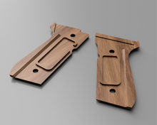 Lade das Bild in den Galerie-Viewer, Beretta 92FS / 96 Grips 3D CAD Files | stl step skp f3d iges | 1:1 Scale | Instant Download | 3D Printing | CNC Woodworking
