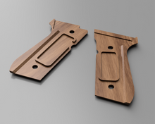 Lade das Bild in den Galerie-Viewer, Beretta 92FS / 96 Grips 3D CAD Files Bundle | STL STEP SKP F3D IGES | 1:1 Scale | Instant Download | 3D Printing | CNC Woodworking
