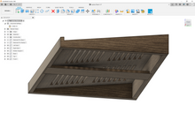 Lade das Bild in den Galerie-Viewer, Wooden Laptop Stand 3D CNC Files | F3D STL STEP SKP IGES | 1:1 Scale | Instant Download | 3D Printing | CNC Cut Files | Woodworking Plan
