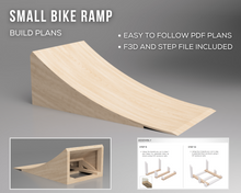 Carica l&#39;immagine nel visualizzatore di Gallery, Small Bike Ramp Build Plans - Instant PDF Download - DIY Skateboard / BMX Ramp - Woodworking Plan
