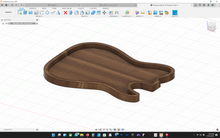 Загрузить изображение в средство просмотра галереи, Telecaster Style Guitar Body Tray 3D CAD Files | 1:1 Scale | STL STEP F3D SKP | Instant Download | CNC Woodworking | 3D Printing
