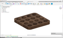 Carica l&#39;immagine nel visualizzatore di Gallery, Pool Balls Storage Tray | 2D and 3D CAD Files | STL STEP SKP F3D IGES DXF | Instant Download | For CNC / 3D Printing
