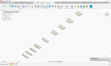 Загрузить изображение в средство просмотра галереи, Les Paul Style Fretboard Inlays 3D CAD Files | STL STEP SKP F3D IGES | 1:1 Scale | Les Paul Guitar Neck | Instant Download | CNC/3D Printing
