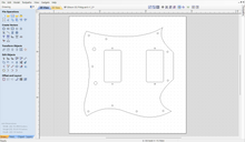 Load image into Gallery viewer, Gibson SG Pickguard Digital Files 1:1 Scale | DXF DWG | Instant Download | CNC Laser Cut Files | Electric Guitar Pick Guard
