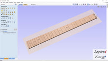 Load image into Gallery viewer, Stratocaster Neck Fretboard | 3D CAD Files | 1:1 Scale | STL STEP F3D | Instant Download | For CNC / 3D Printing
