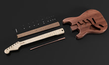 Load image into Gallery viewer, Left Handed Fender Stratocaster Guitar Body &amp; Neck 3D CAD File Bundle | stl f3d step 3mf iges | Instant Download | CNC Files | 3D Printing
