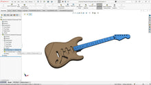 Загрузить изображение в средство просмотра галереи, Fender Stratocaster | 3D CAD Files | 1:1 Scale | STL STEP SKP 3MF F3D | Instant Download | For CNC / 3D Printing
