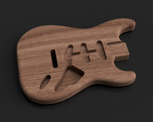 Load image into Gallery viewer, American Standard Stratocaster Body | 3D CAD Files | 1:1 Scale | STL STEP SKP 3MF F3D | Instant Download | For CNC / 3D Printing
