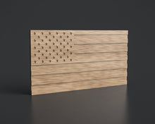 Lade das Bild in den Galerie-Viewer, American Flag | 3D CAD Files | 1:1 Scale | STL STEP SKP 3MF F3D | Instant Download | For CNC / 3D Printing
