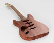 Lade das Bild in den Galerie-Viewer, Left Handed Fender Stratocaster Guitar Body &amp; Neck 3D CAD File Bundle | stl f3d step 3mf iges | Instant Download | CNC Files | 3D Printing
